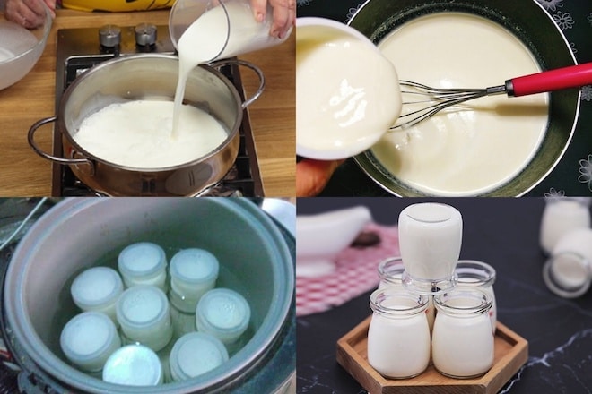 Cách làm sữa chua túi tại nhà