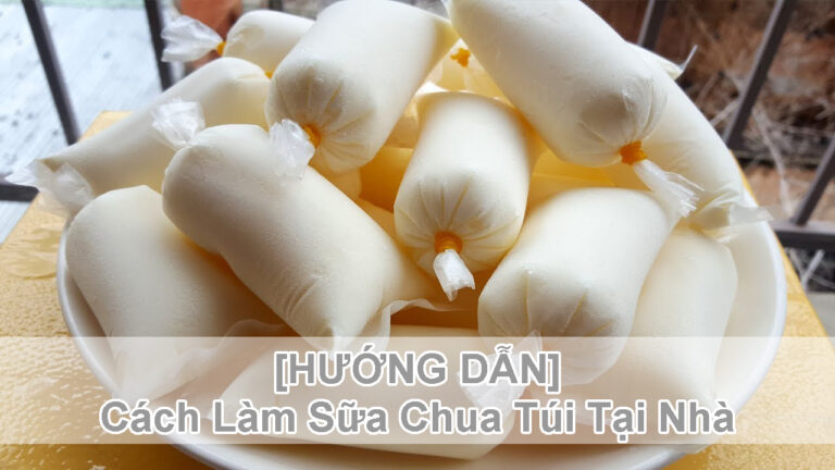 Cách làm sữa chua túi tại nhà