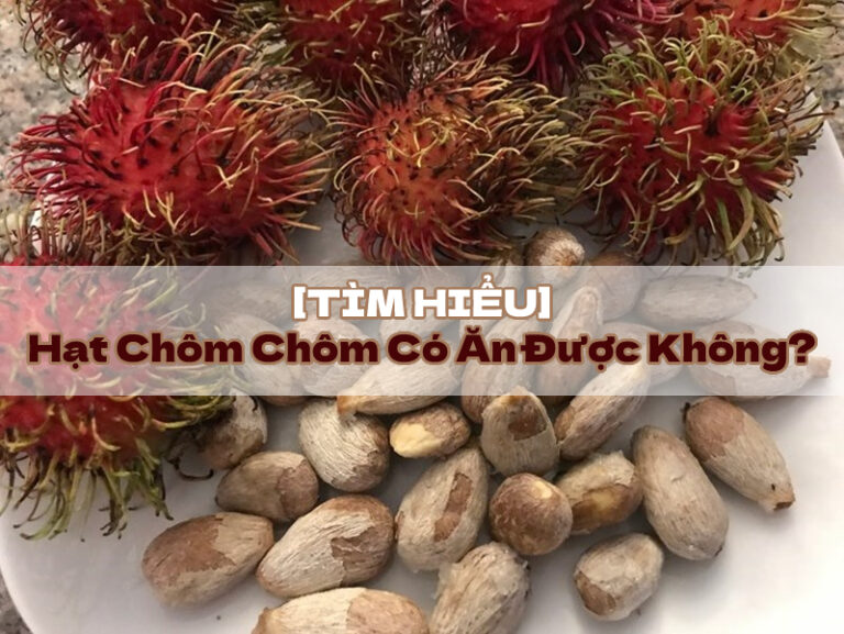 hạt chôm chôm có ăn được không