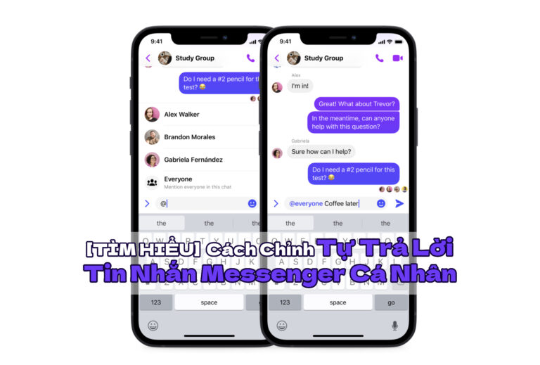 tự trả lời tin nhắn messenger cá nhân