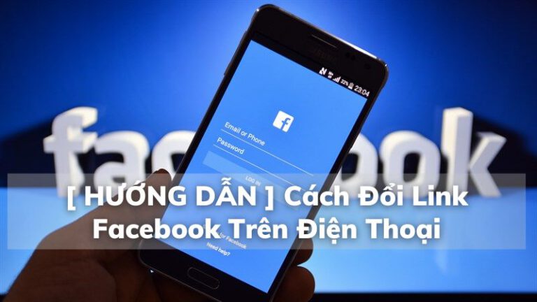 cách đổi link facebook trên điện thoại