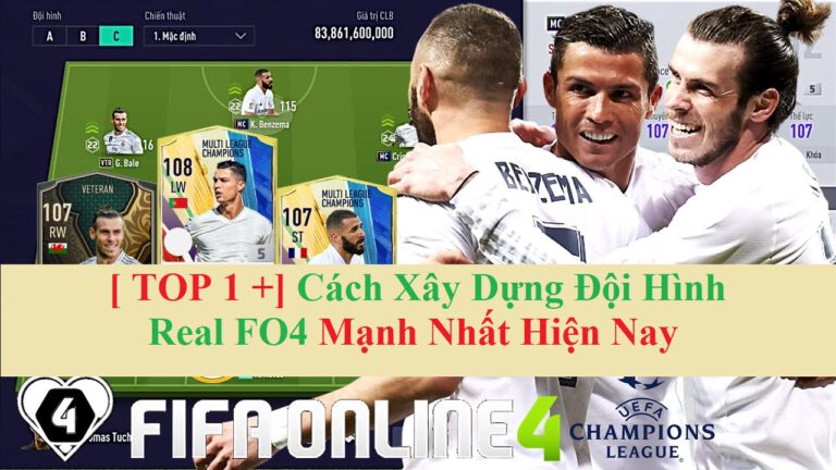 Cách xây dựng đội hình real fo4 mạnh nhất